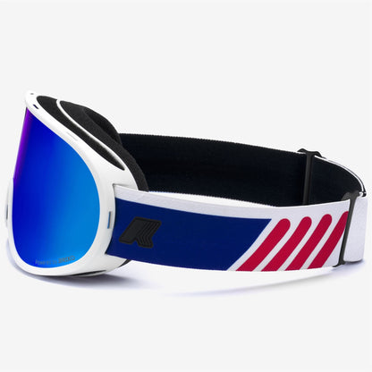 MANNY K-Way - Lunettes de natation - Lunettes de ski - Unisexe - WHITE-BM3