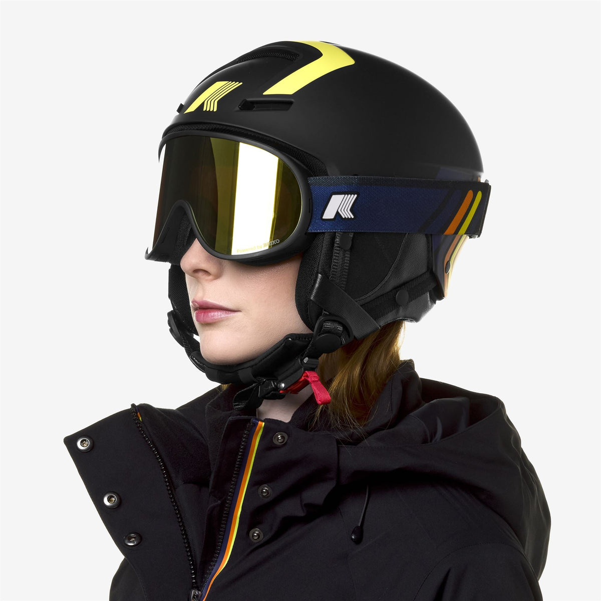 MANNY K-Way - Lunettes de natation - Lunettes de ski - Unisexe - BLACK-GOM3