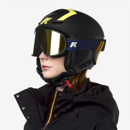 MANNY K-Way - Lunettes de natation - Lunettes de ski - Unisexe - BLACK-GOM3