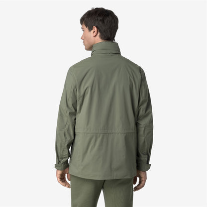 MANUEL STRETCH NYLON JERSEY - Vestes - Milieu - Homme - Green Lichen