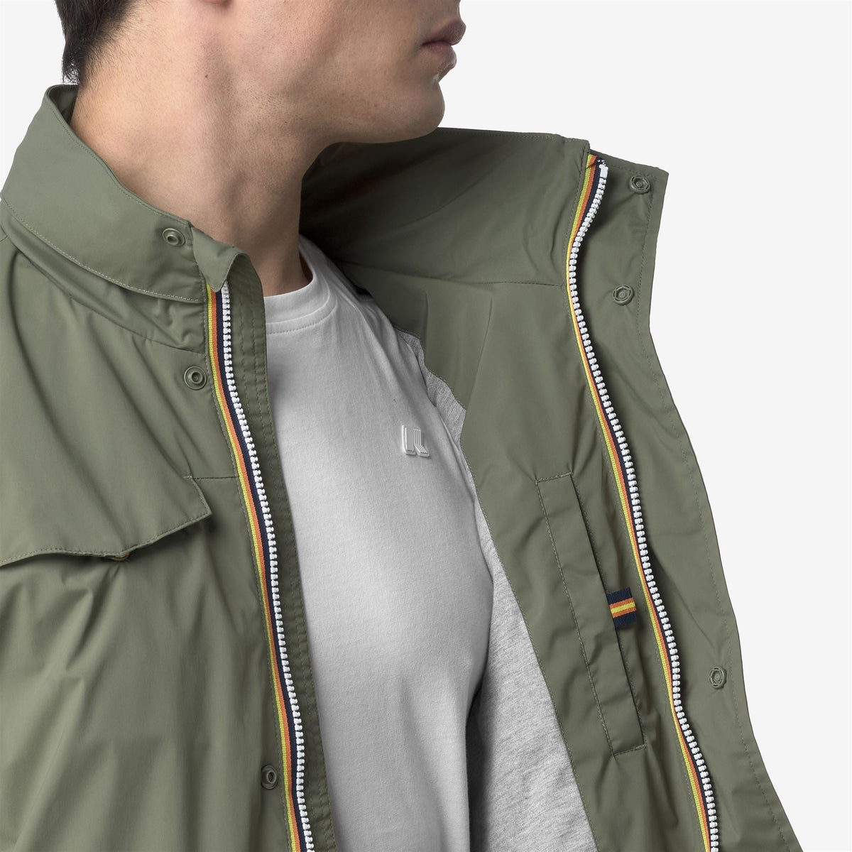 MANUEL STRETCH NYLON JERSEY - Vestes - Milieu - Homme - Green Lichen