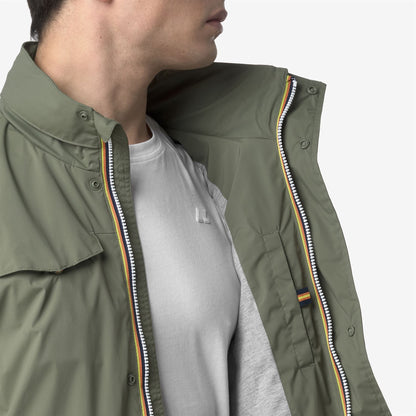 MANUEL STRETCH NYLON JERSEY - Vestes - Milieu - Homme - Green Lichen