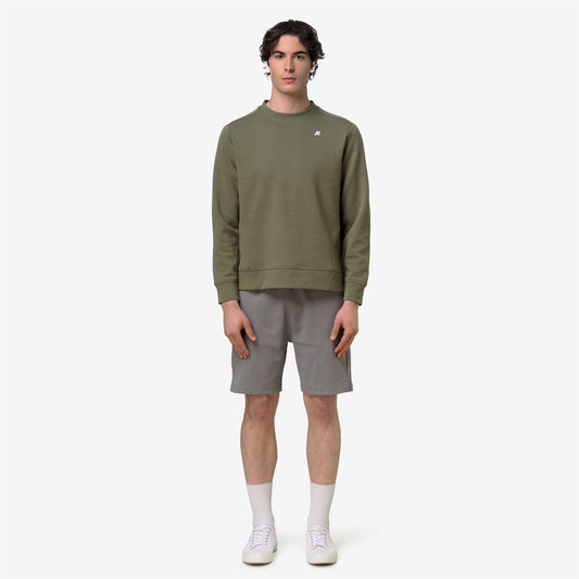 MEDINE INTERLOCK - Polaire - Pull - Homme - Green Lichen