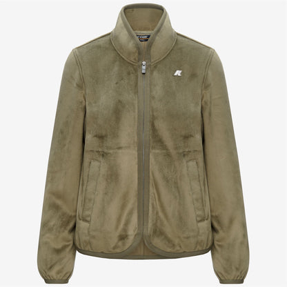 TUDA VELOUR POLAR - Polaire - Veste - Femme - Green Army-Green Army