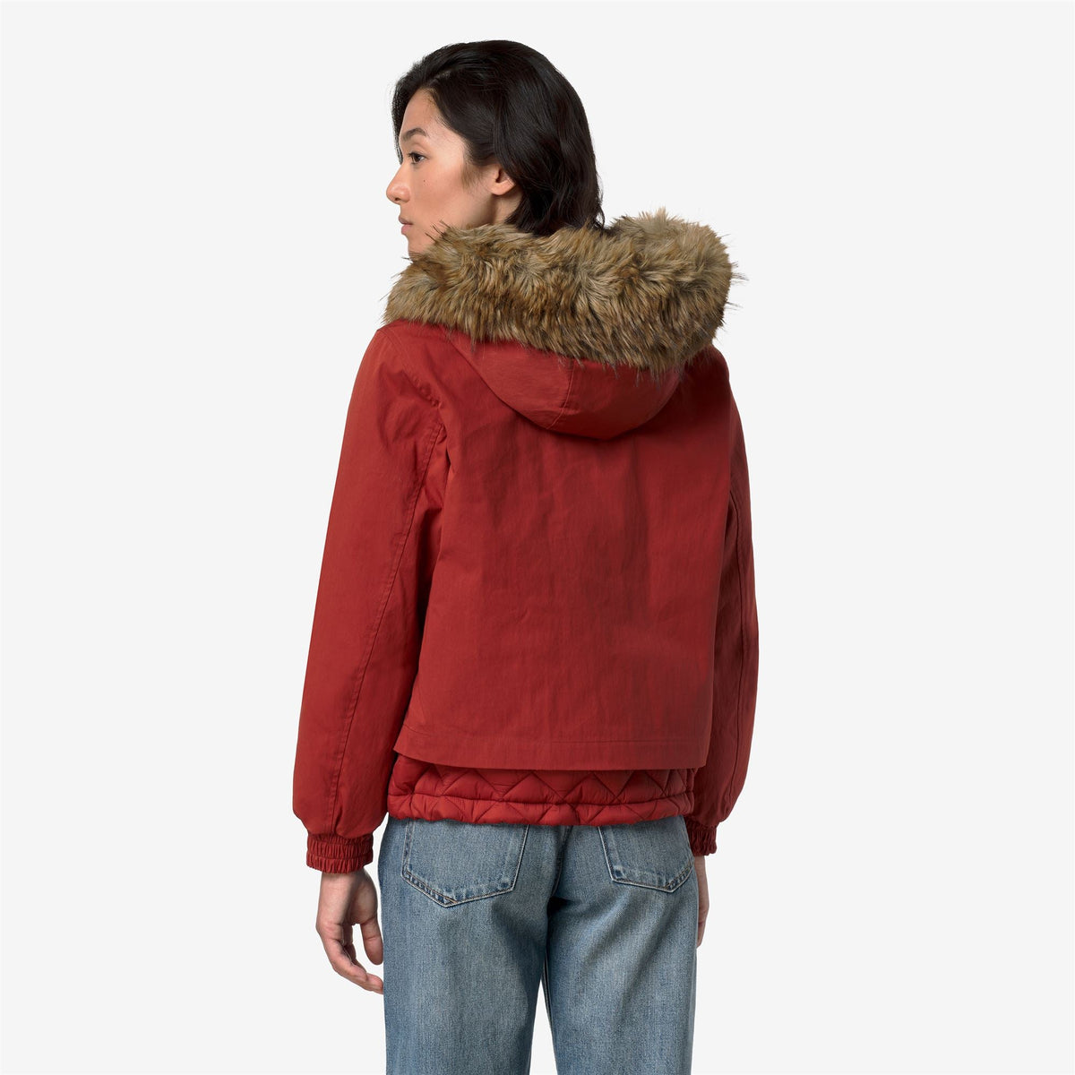 TOSCA WAX COTTON NYLON - Vestes - Court - Femme - Red Dk Chili