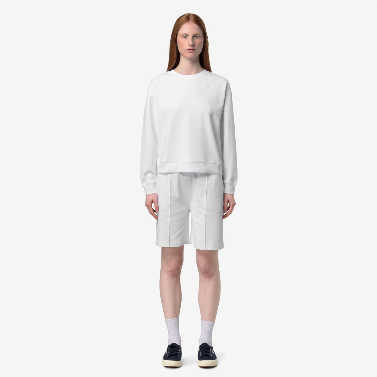 LAVIGNE INTERLOCK - Shorts - Shorts de sport - Femme - White-White