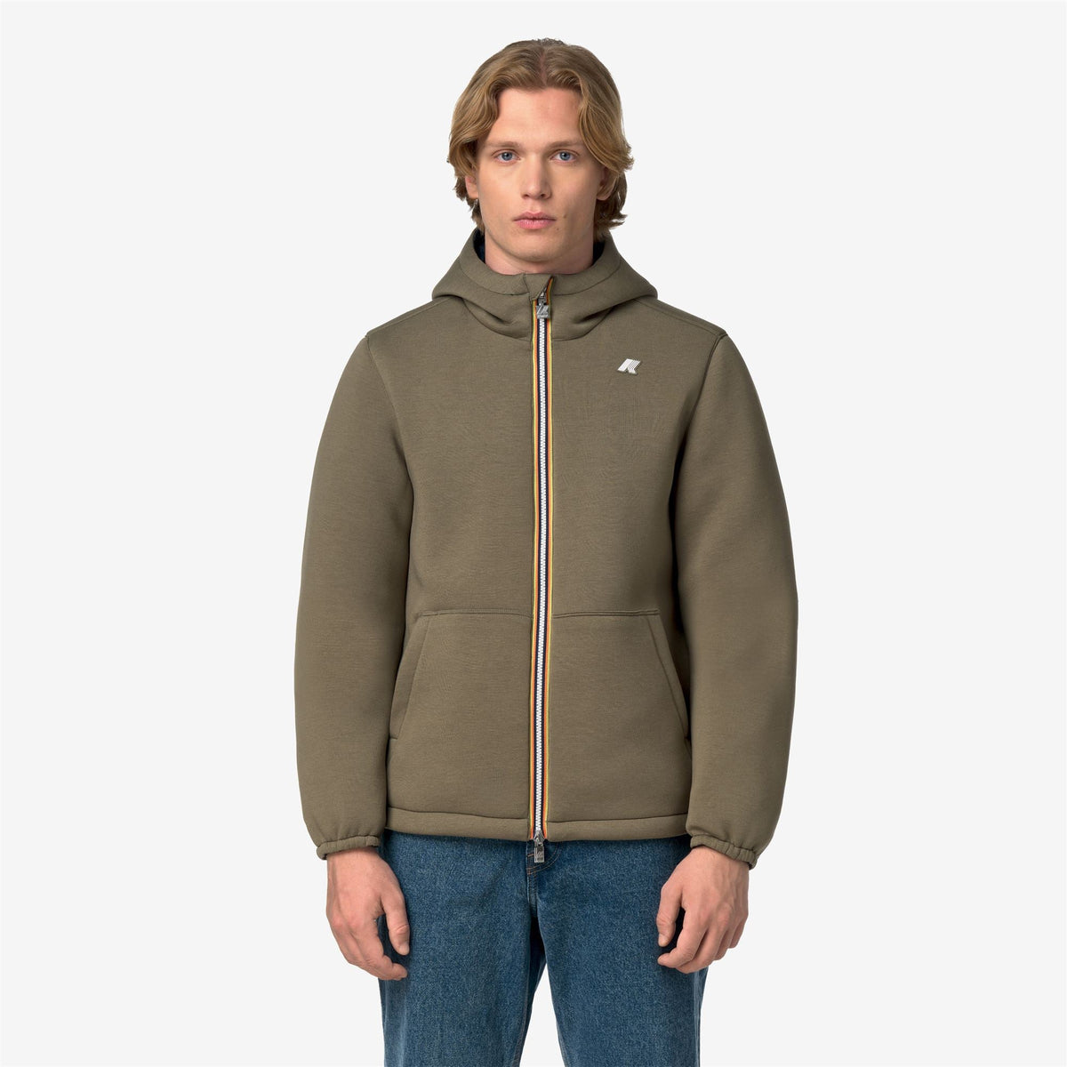 JACK SPACER NYLON DOUBLE - Vestes - Court - Homme - Green Army-Blue Depth