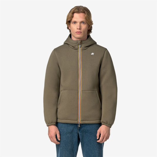 JACK SPACER NYLON DOUBLE - Vestes - Court - Homme - Green Army-Blue Depth