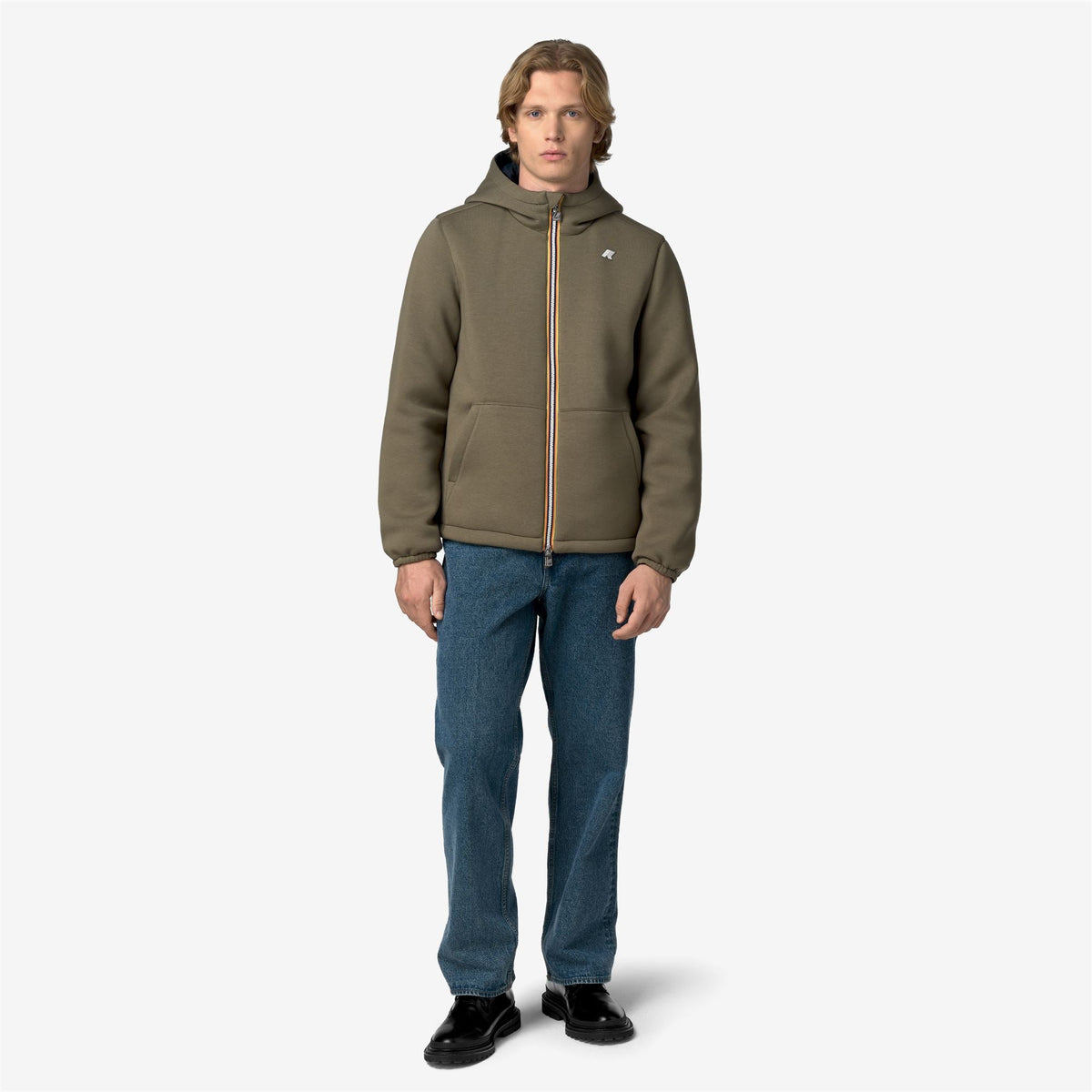 JACK SPACER NYLON DOUBLE - Vestes - Court - Homme - Green Army-Blue Depth