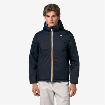 JACK SPACER NYLON DOUBLE - Vestes - Court - Homme - Blue Wild-Blue Depth