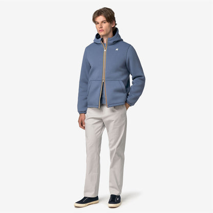 JACK SPACER NYLON DOUBLE - Vestes - Court - Homme - Blue Wild-Blue Depth