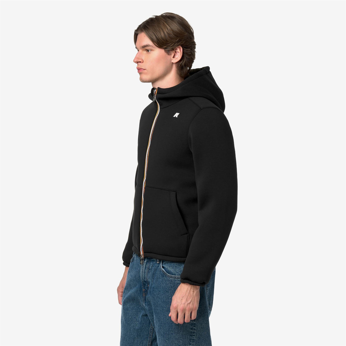 JACK SPACER NYLON DOUBLE - Vestes - Court - Homme - Black Pure-Green Army