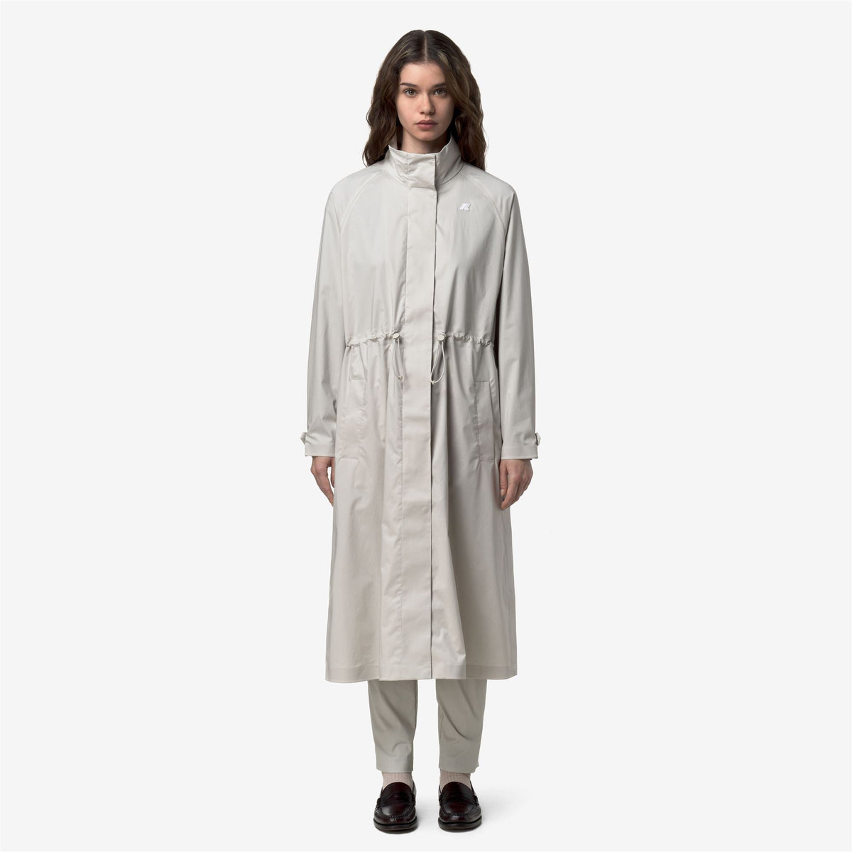 BARBREIN COTTON 3LAYERS AF - Vestes - Long - Femme - BEIGE LT