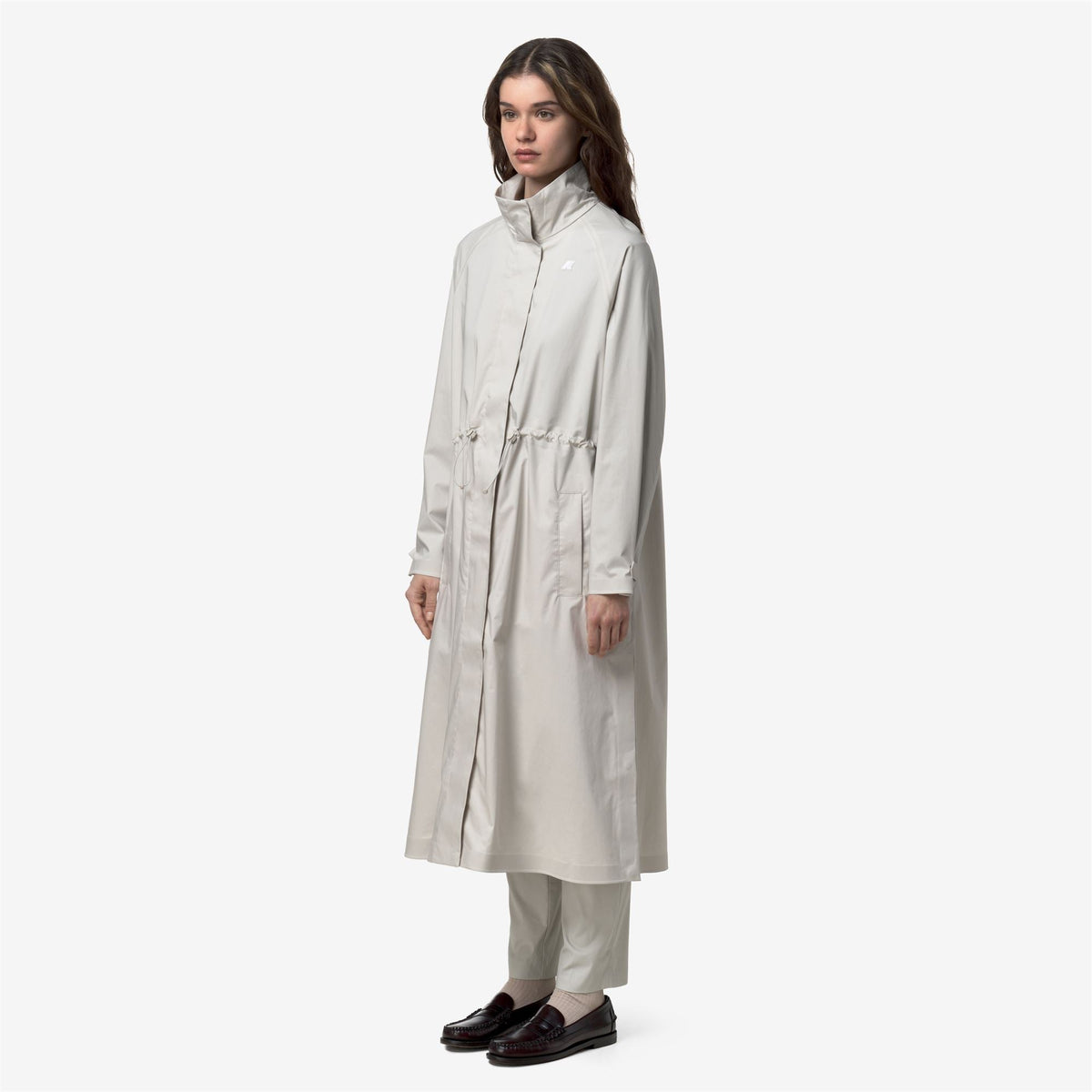 BARBREIN COTTON 3LAYERS AF - Vestes - Long - Femme - BEIGE LT