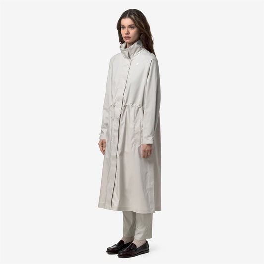 BARBREIN COTTON 3LAYERS AF - Vestes - Long - Femme - BEIGE LT