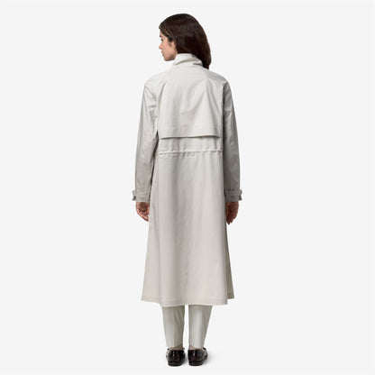 BARBREIN COTTON 3LAYERS AF - Vestes - Long - Femme - BEIGE LT