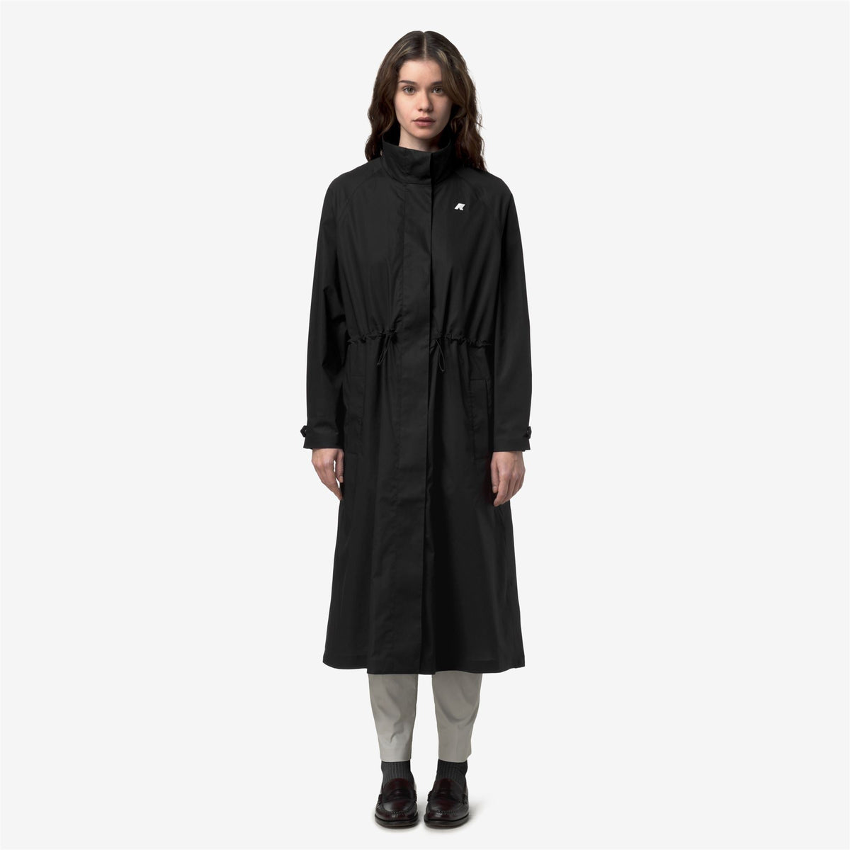 BARBREIN COTTON 3LAYERS AF - Vestes - Long - Femme - Black Pure-Black Pure