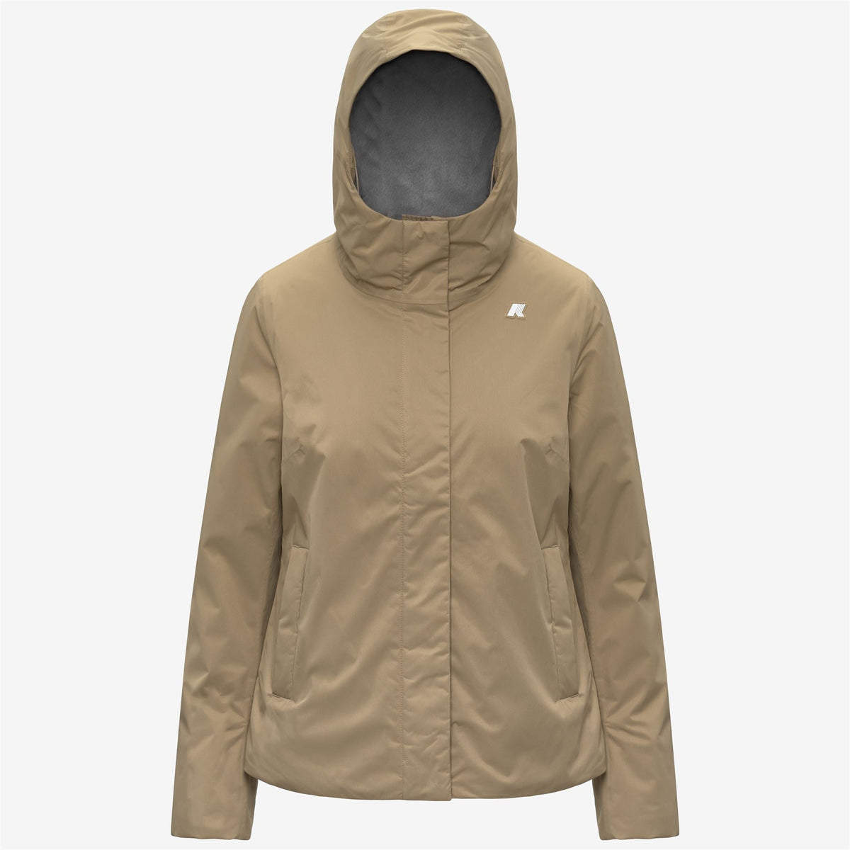 LIL TWILL SOFT BEAVER - Vestes - Court - Femme - Beige Khaki-Grey Warm