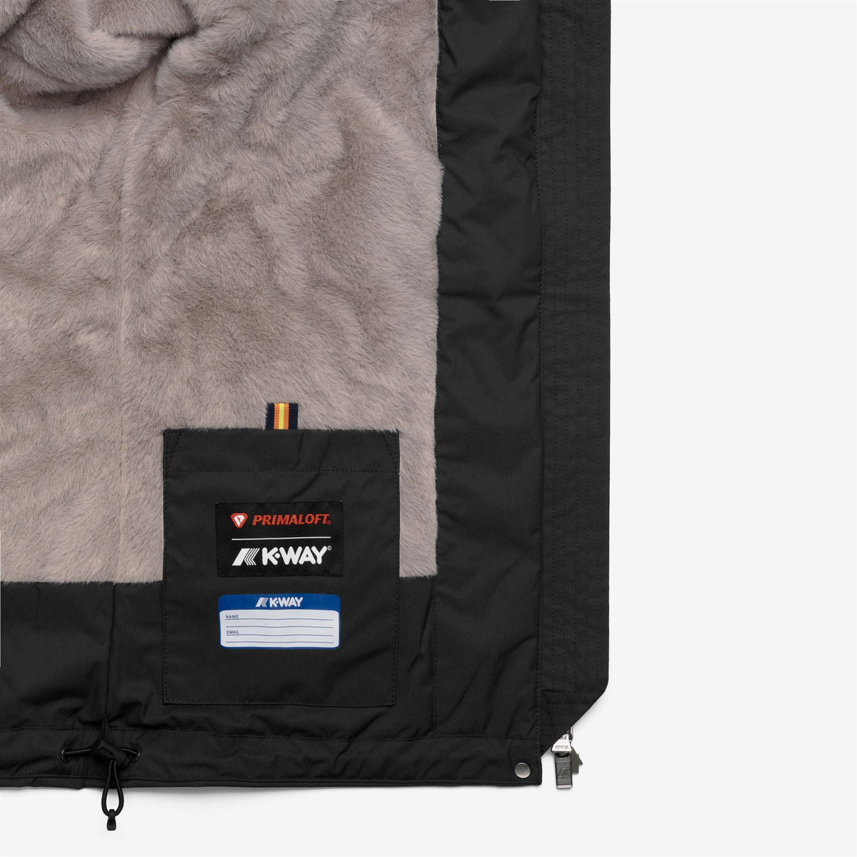 LIL TWILL SOFT BEAVER - Vestes - Court - Femme - Black Pure-Grey Warm