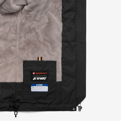 LIL TWILL SOFT BEAVER - Vestes - Court - Femme - Black Pure-Grey Warm