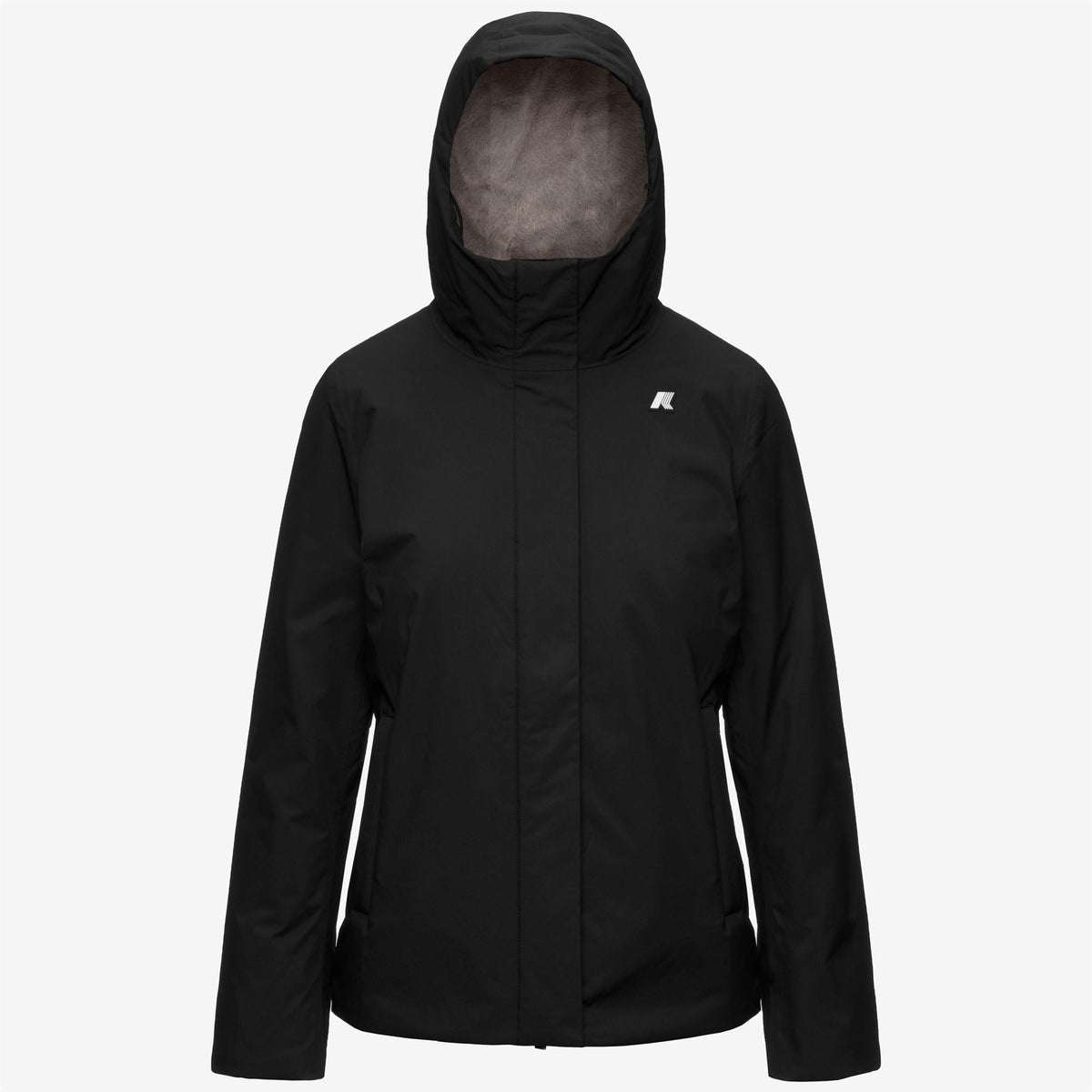 LIL TWILL SOFT BEAVER - Vestes - Court - Femme - Black Pure-Grey Warm