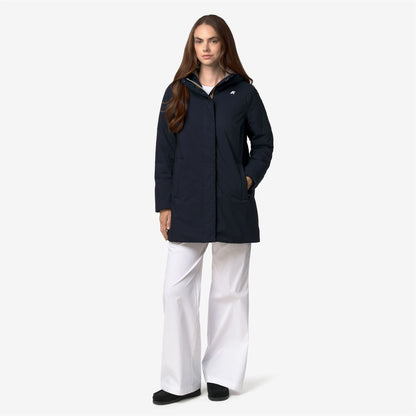 SOPHIE TWILL SOFT BEAVER - Vestes - Longueur 3/4 - Femme - Blue D-Grey W