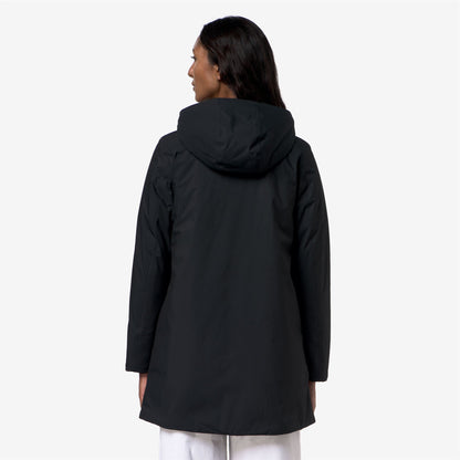 SOPHIE TWILL SOFT BEAVER - Vestes - Longueur 3/4 - Femme - Black Pure-Grey Warm