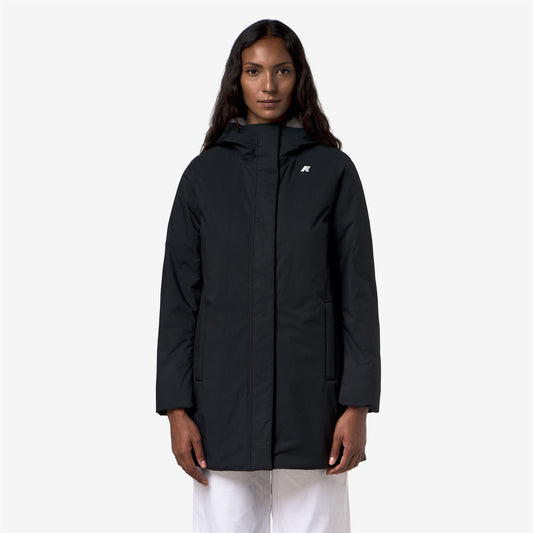 SOPHIE TWILL SOFT BEAVER - Vestes - Longueur 3/4 - Femme - Black Pure-Grey Warm