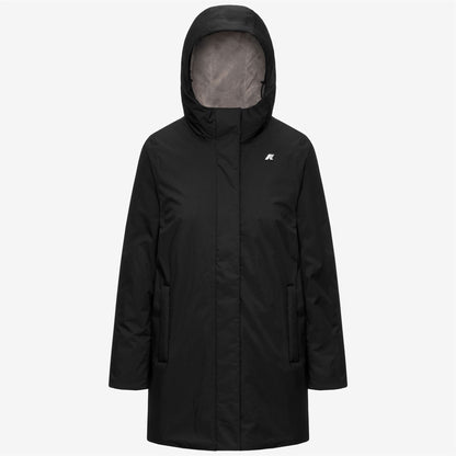 SOPHIE TWILL SOFT BEAVER - Vestes - Longueur 3/4 - Femme - Black Pure-Grey Warm