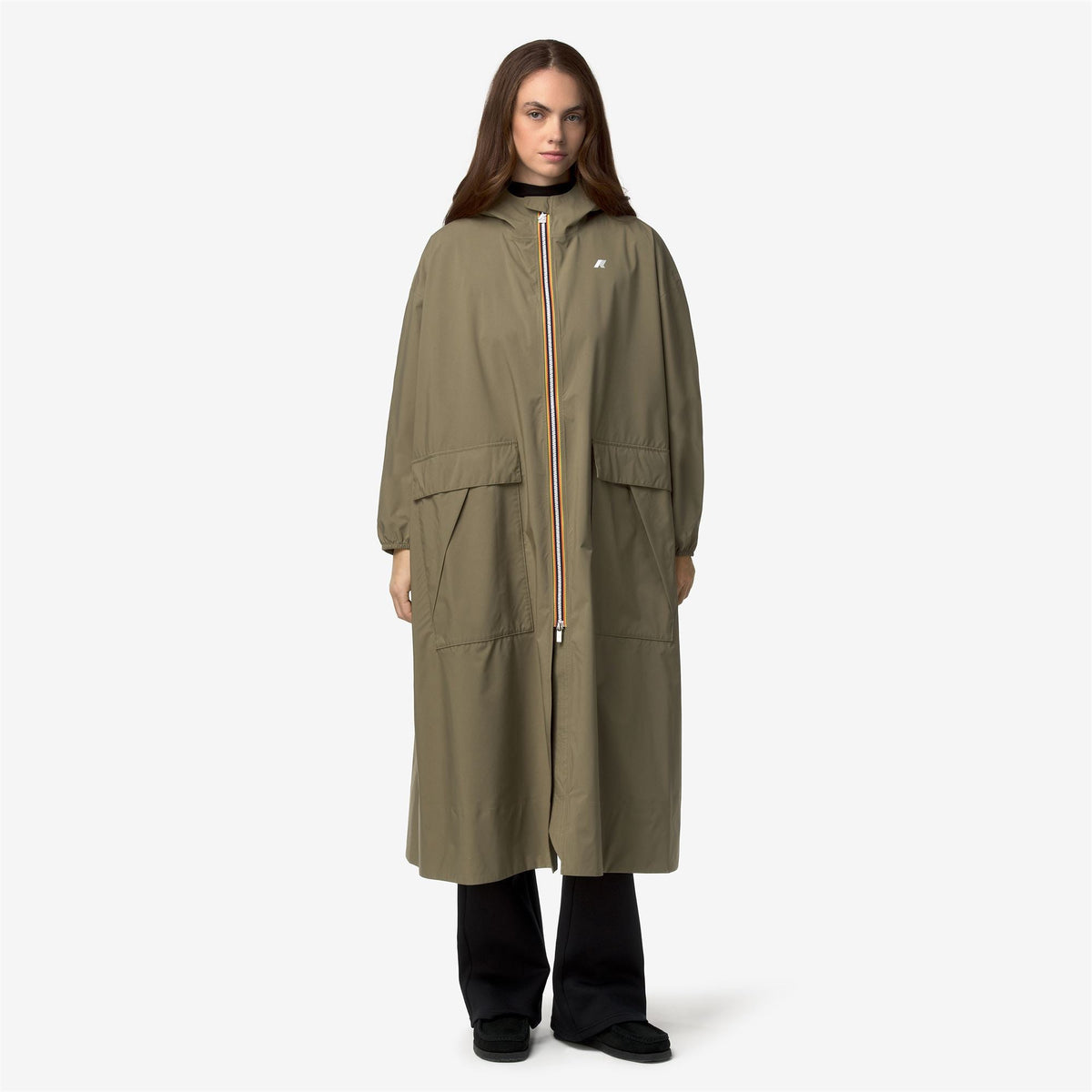 PERNILLA STRETCH DOT - Vestes - Long - Femme - Green Army