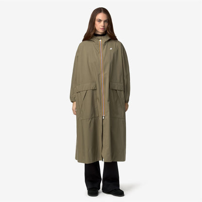 PERNILLA STRETCH DOT - Vestes - Long - Femme - Green Army