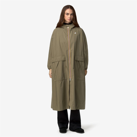 PERNILLA STRETCH DOT - Vestes - Long - Femme - Green Army