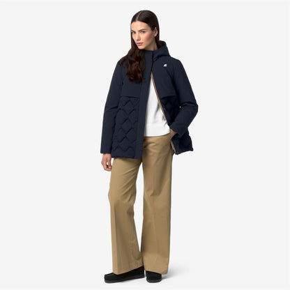 SIPHANE HYBRID WARM SHELL - Vestes - Milieu - Femme - Blue Depth