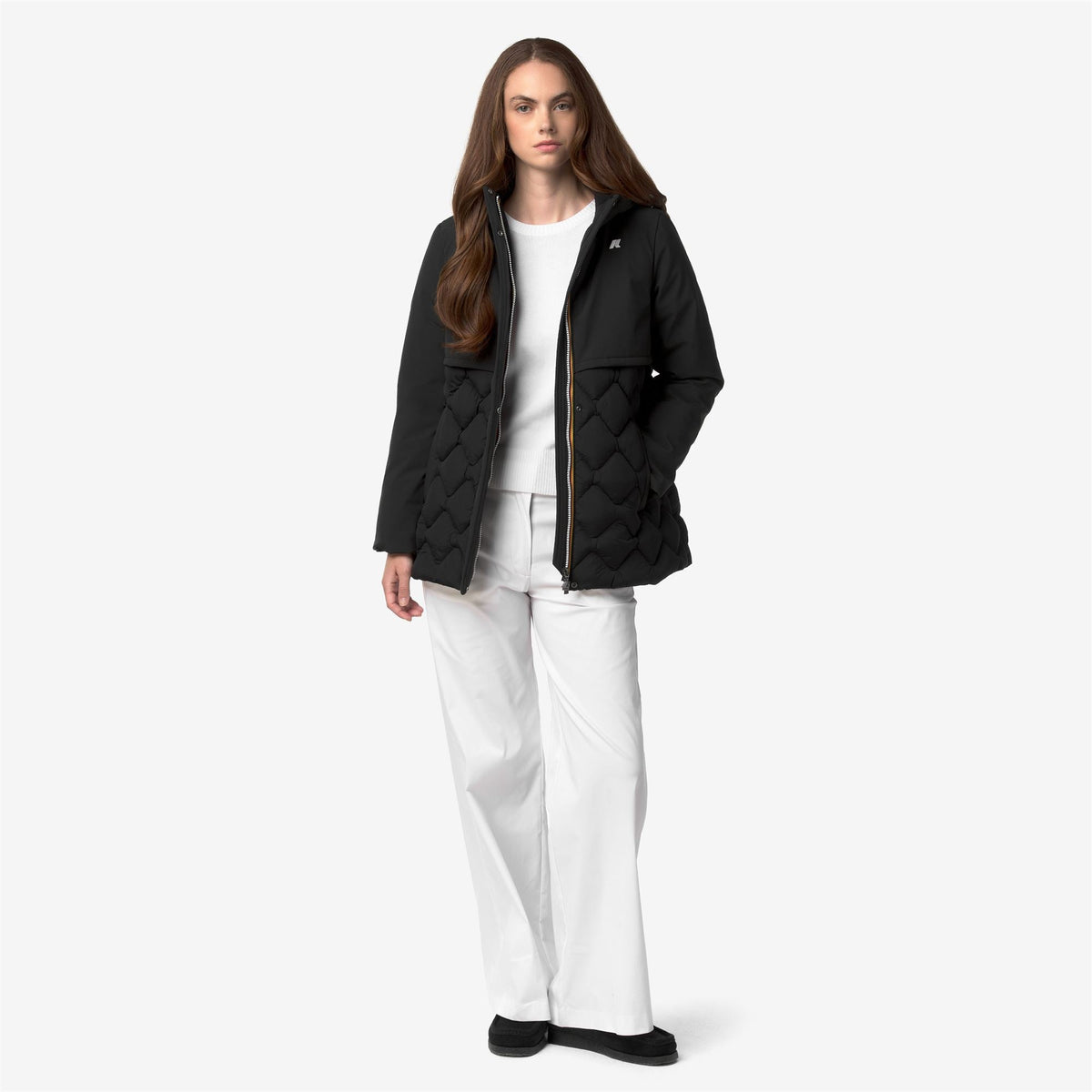 SIPHANE HYBRID WARM SHELL - Vestes - Milieu - Femme - Black Pure-Black Pure