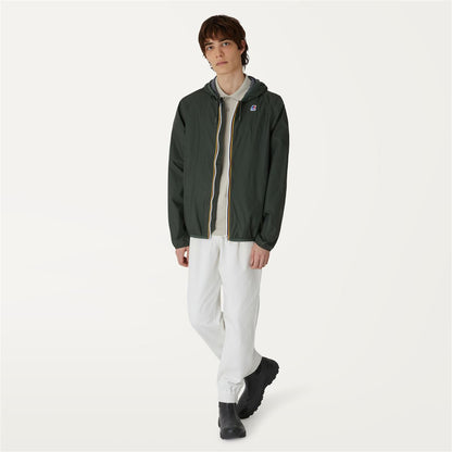 JACQUES NYLON JERSEY - Vestes - Court - Homme - GREEN BLACKISH