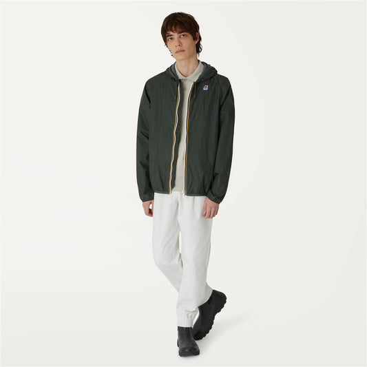 JACQUES NYLON JERSEY - Vestes - Court - Homme - GREEN BLACKISH